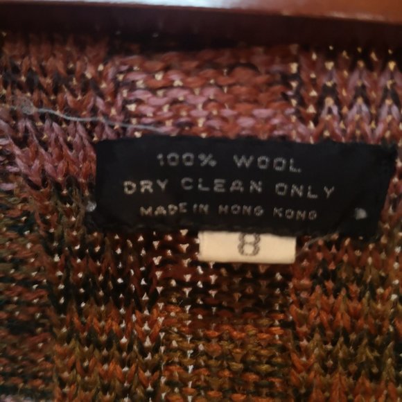 2/$40 Michel Martin open wool sweater / cardigan - Picture 8 of 12